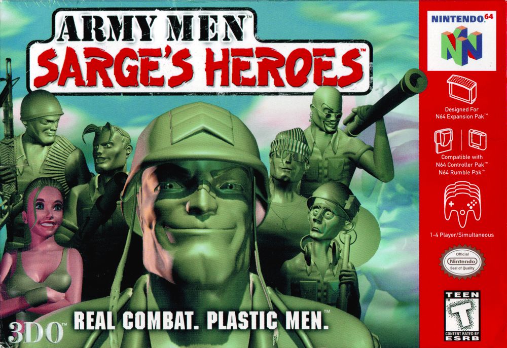 Army Men: Sarge's Heroes box art for Sega Dreamcast